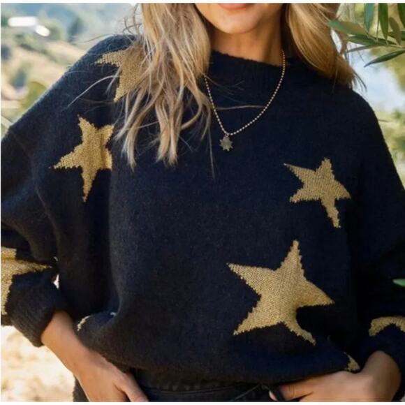 Sweaters - Star Sweater Plus Size 2X/3X NWT